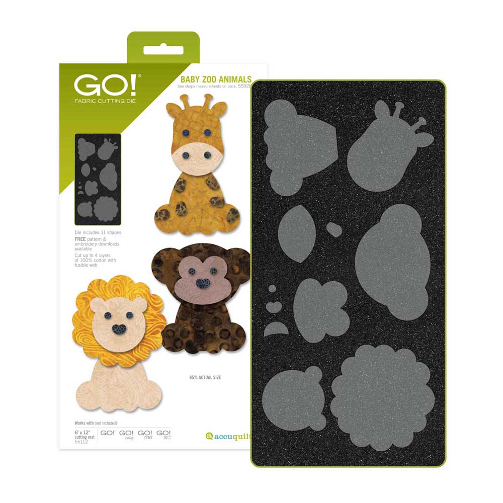 AccuQuilt GO! Baby Zoo Animals Die 55928