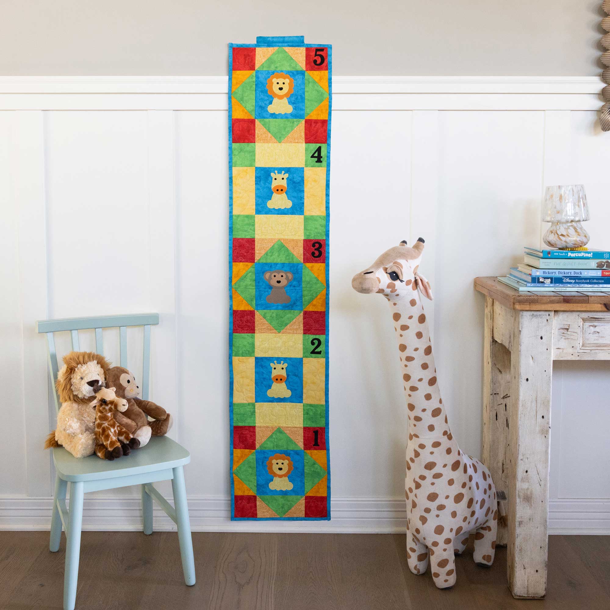 AccuQuilt GO! Baby Zoo Animals Die 55928 Baby Zoo Animals Grow With You Chart Project