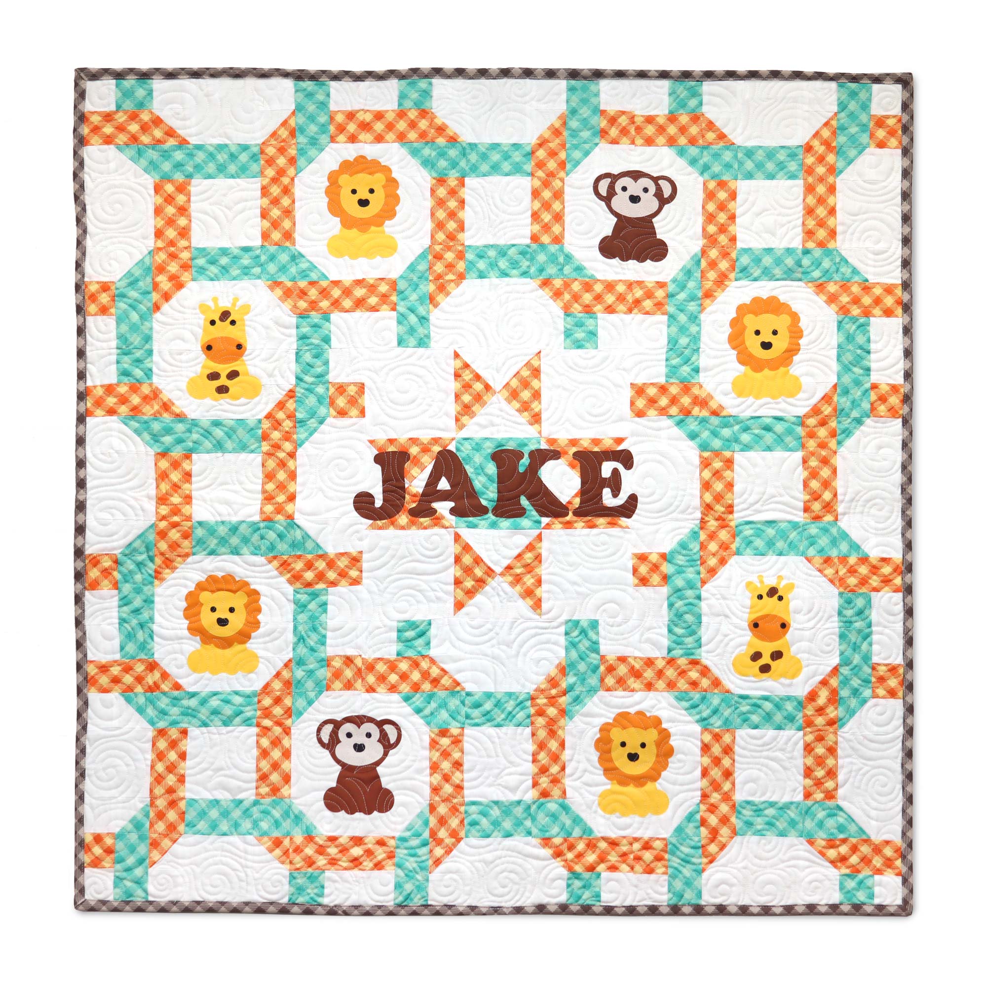 AccuQuilt GO! Baby Zoo Animals Die 55928 Starring You Baby Quilt Project