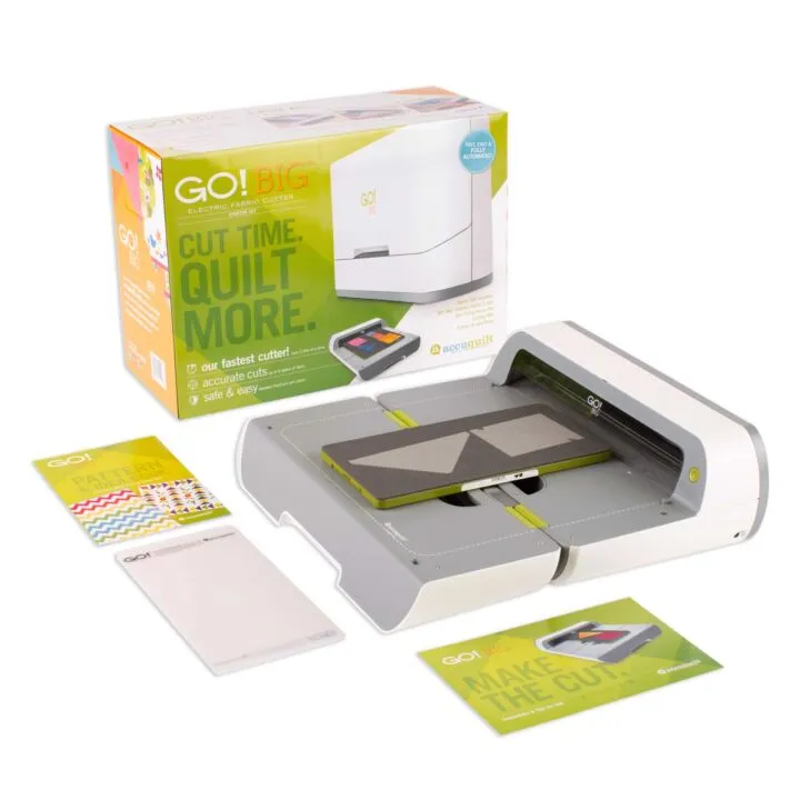 AccuQuilt GO! Big Fabric Cutter Just Add Fabric 9" Block Starter Pack 56405