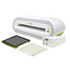 Cutting machine with accessories on a white background