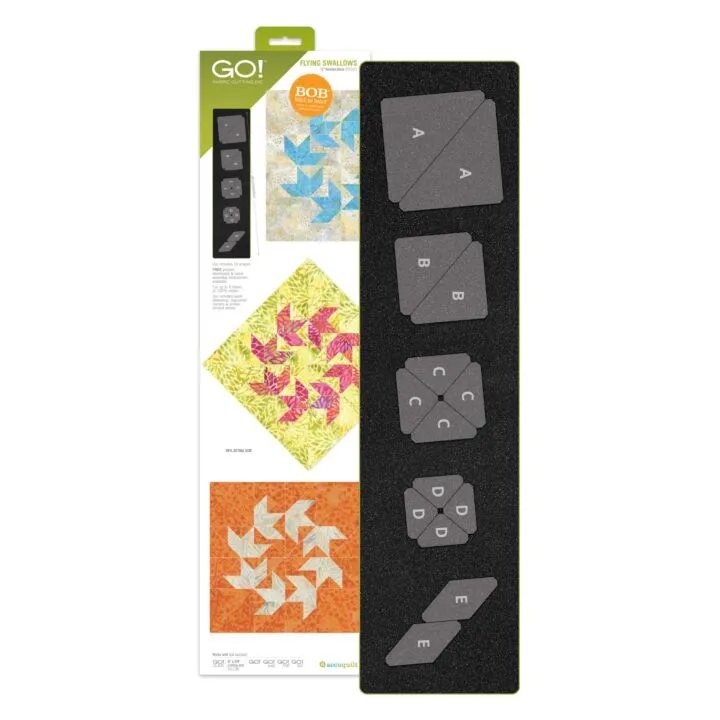 AccuQuilt GO! Flying Swallows Die 12" Finished 55931