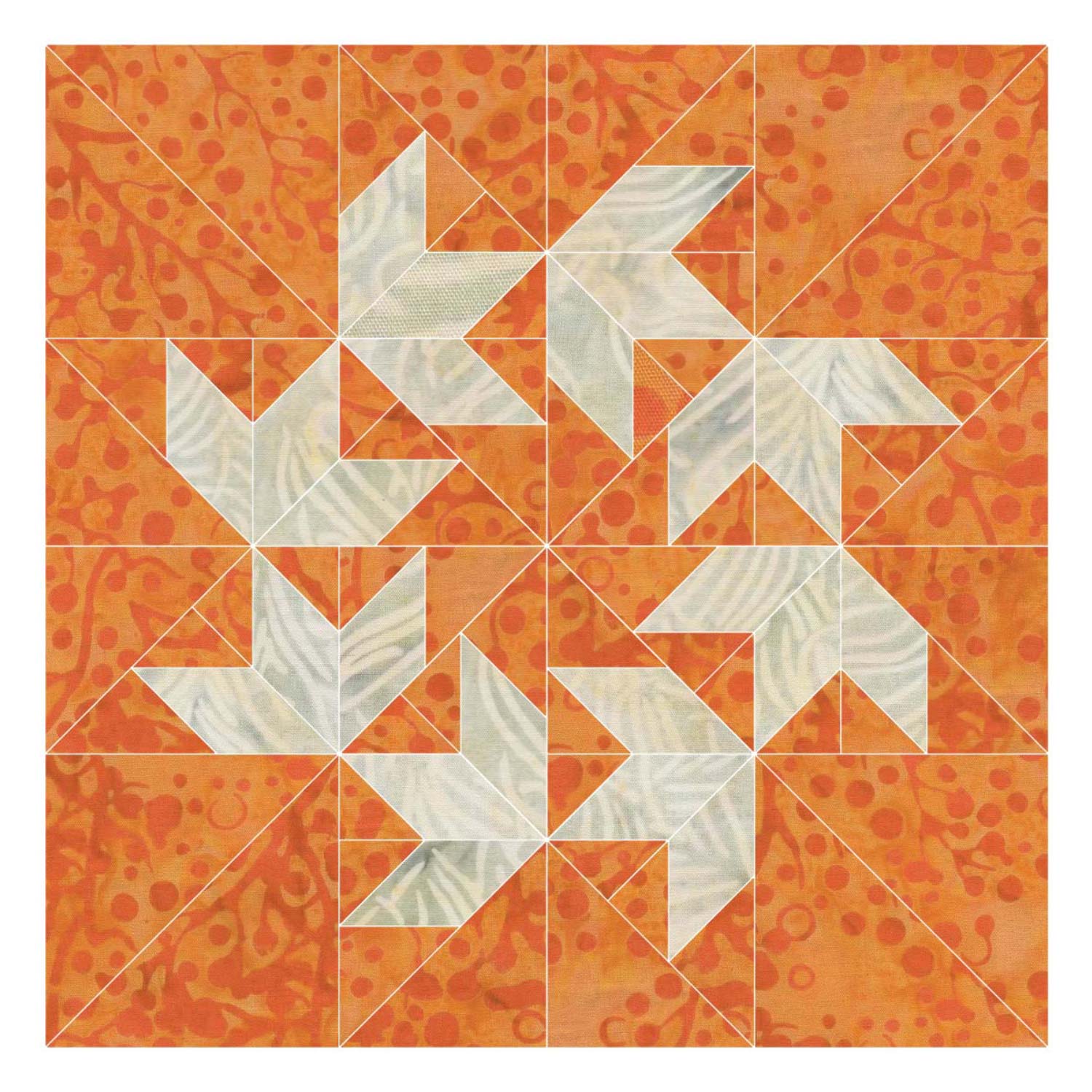 AccuQuilt GO! Flying Swallows Die 12" Finished 55931