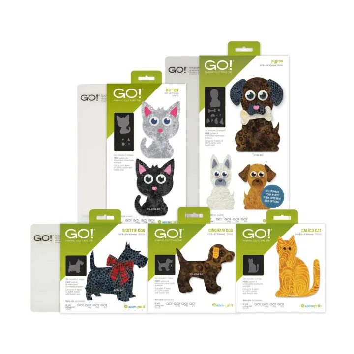 AccuQuilt GO! Furry Friends Die Bundle 56300