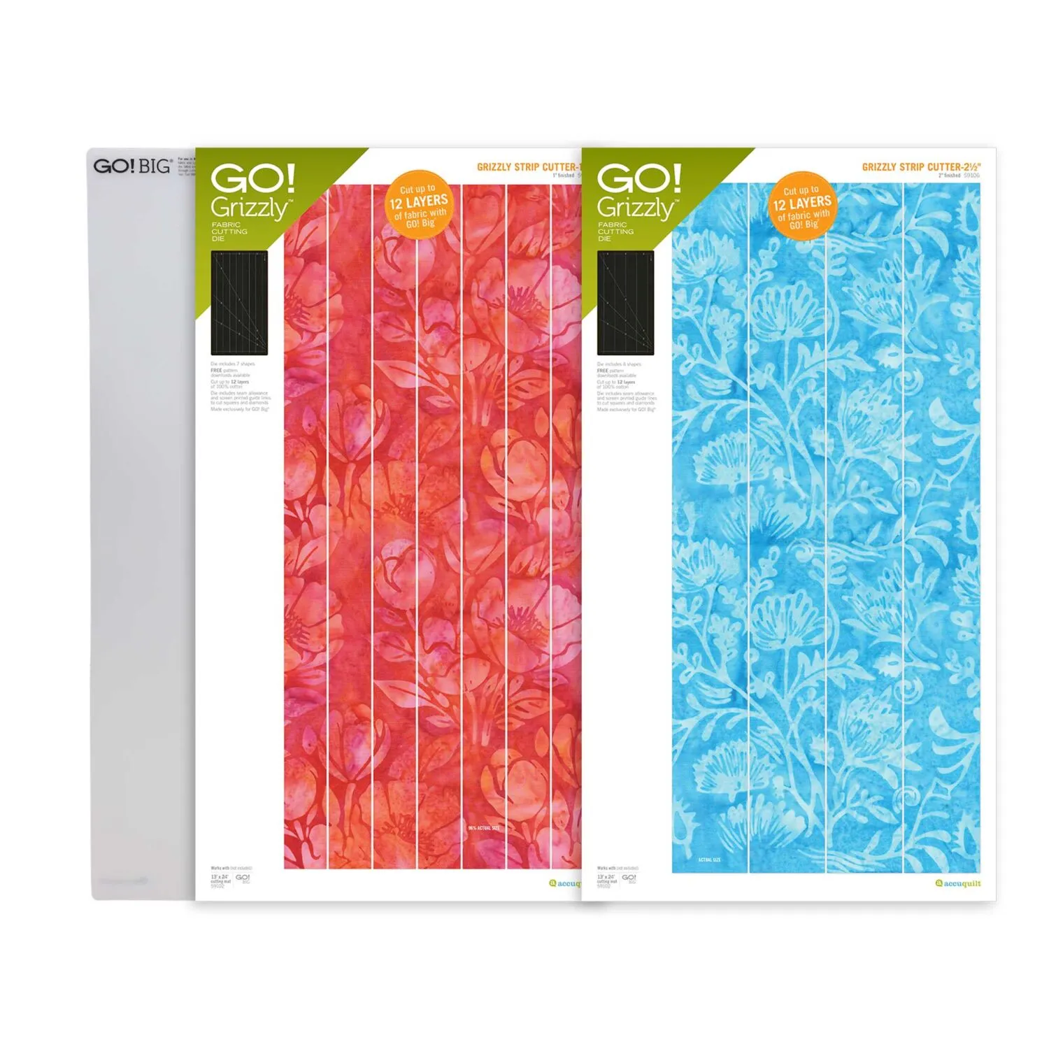 AccuQuilt GO! Grizzly Strip Club Die Bundle 56488
