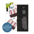 GO! brand quilting die set packaging and black metal die plate shown on a white background, with a blue circular badge reading 'EXCLUSIVE Jessica Barrera of Sallie Tomato Licensed Die Design' and an illustrated striped clutch purse on the package.
