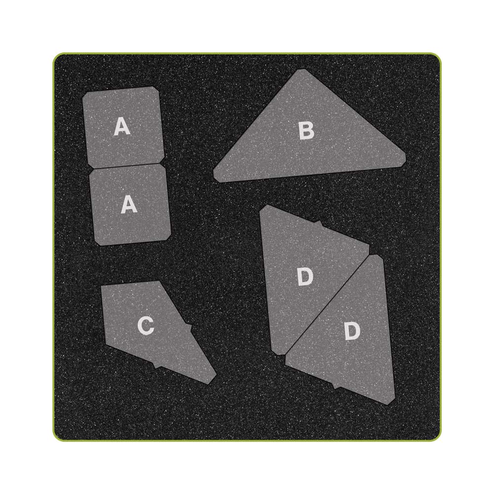 AccuQuilt GO! Nine Patch Star Die 9" Finished 55685