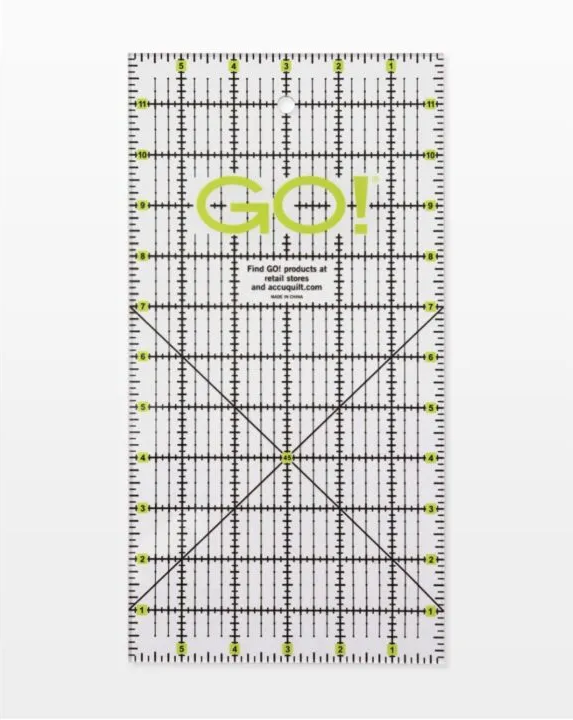 AccuQuilt GO! Quilting Ruler 6x12" 55912