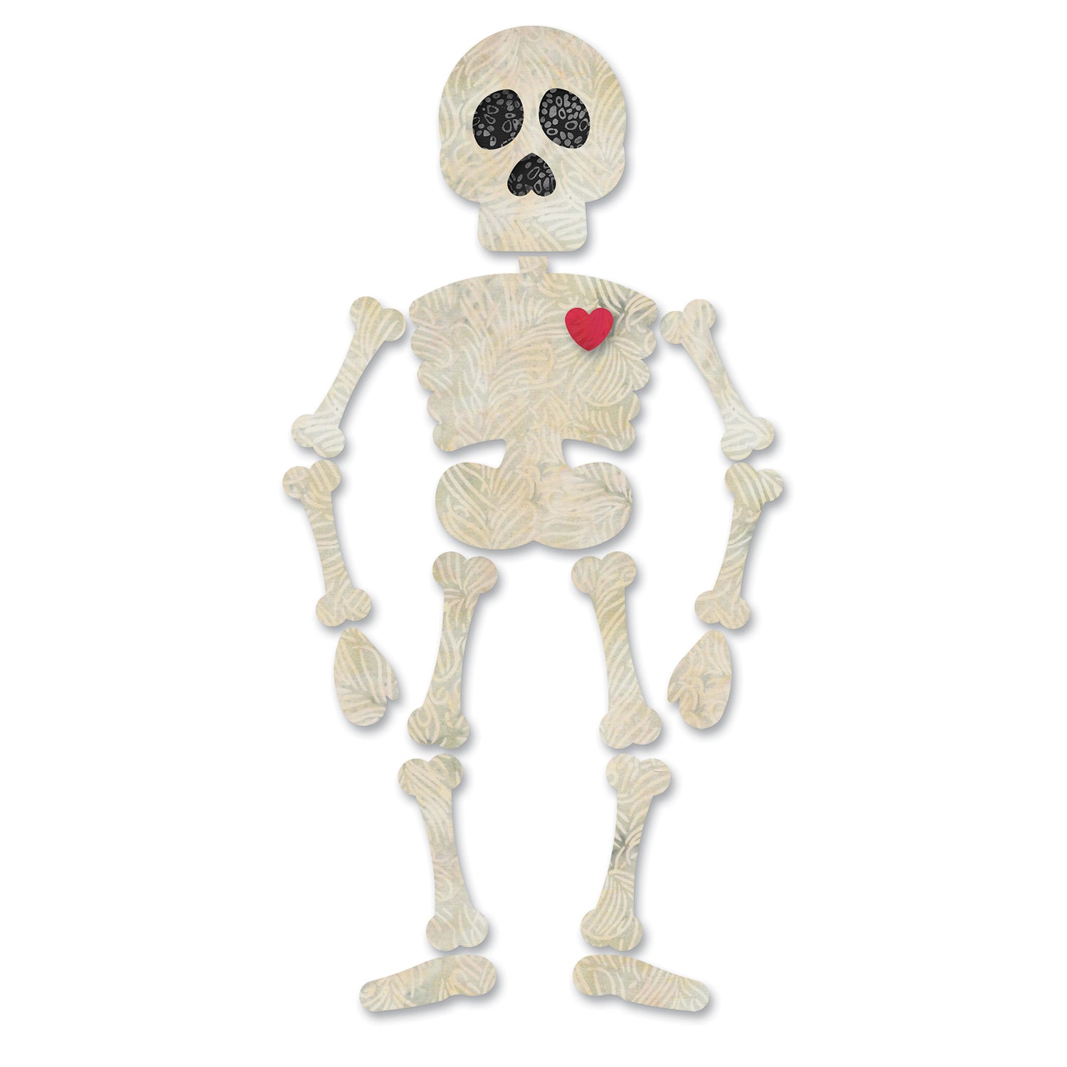 AccuQuilt GO! Skeleton Die by Chris Marchini 55925