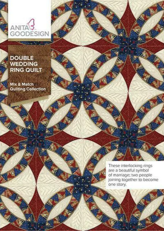 Anita Goodesign Double Wedding Ring Quilt Pattern Collection 314AGHD