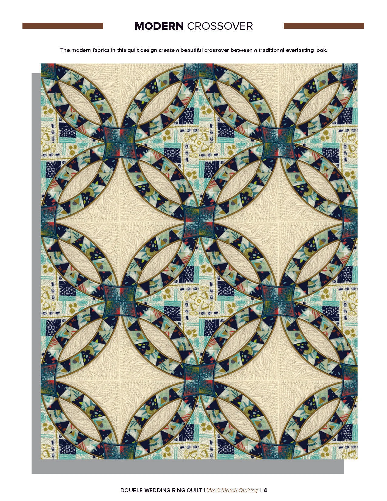 Anita Goodesign Double Wedding Ring Quilt Pattern Collection 314AGHD