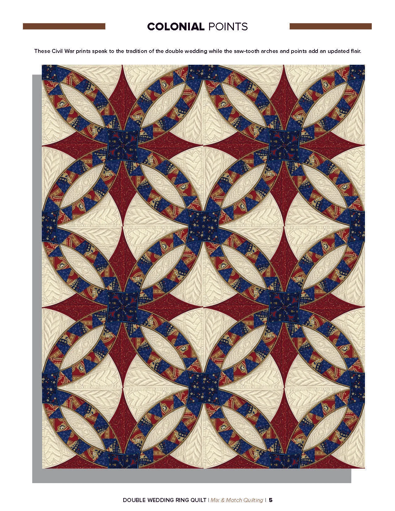 Anita Goodesign Double Wedding Ring Quilt Pattern Collection 314AGHD