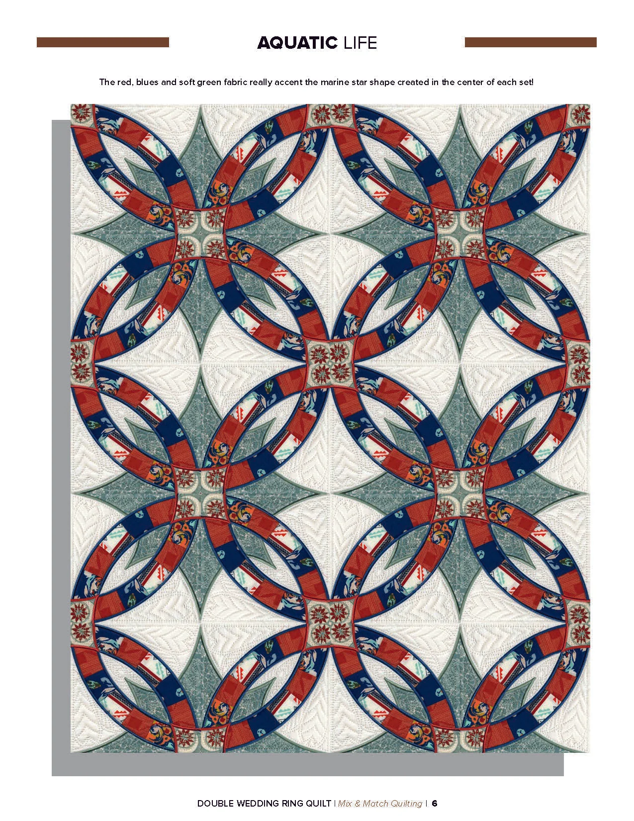 Anita Goodesign Double Wedding Ring Quilt Pattern Collection 314AGHD