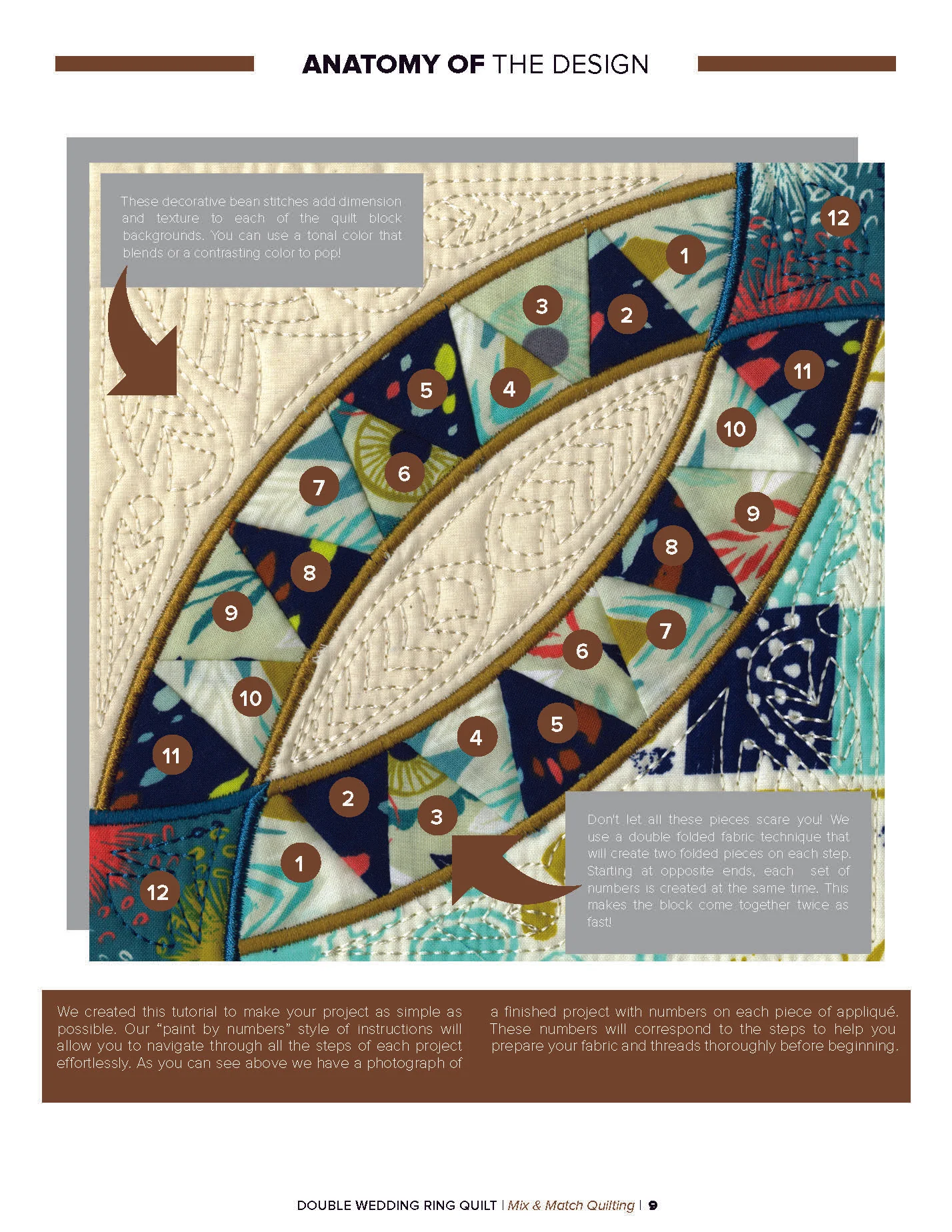 Anita Goodesign Double Wedding Ring Quilt Pattern Collection 314AGHD