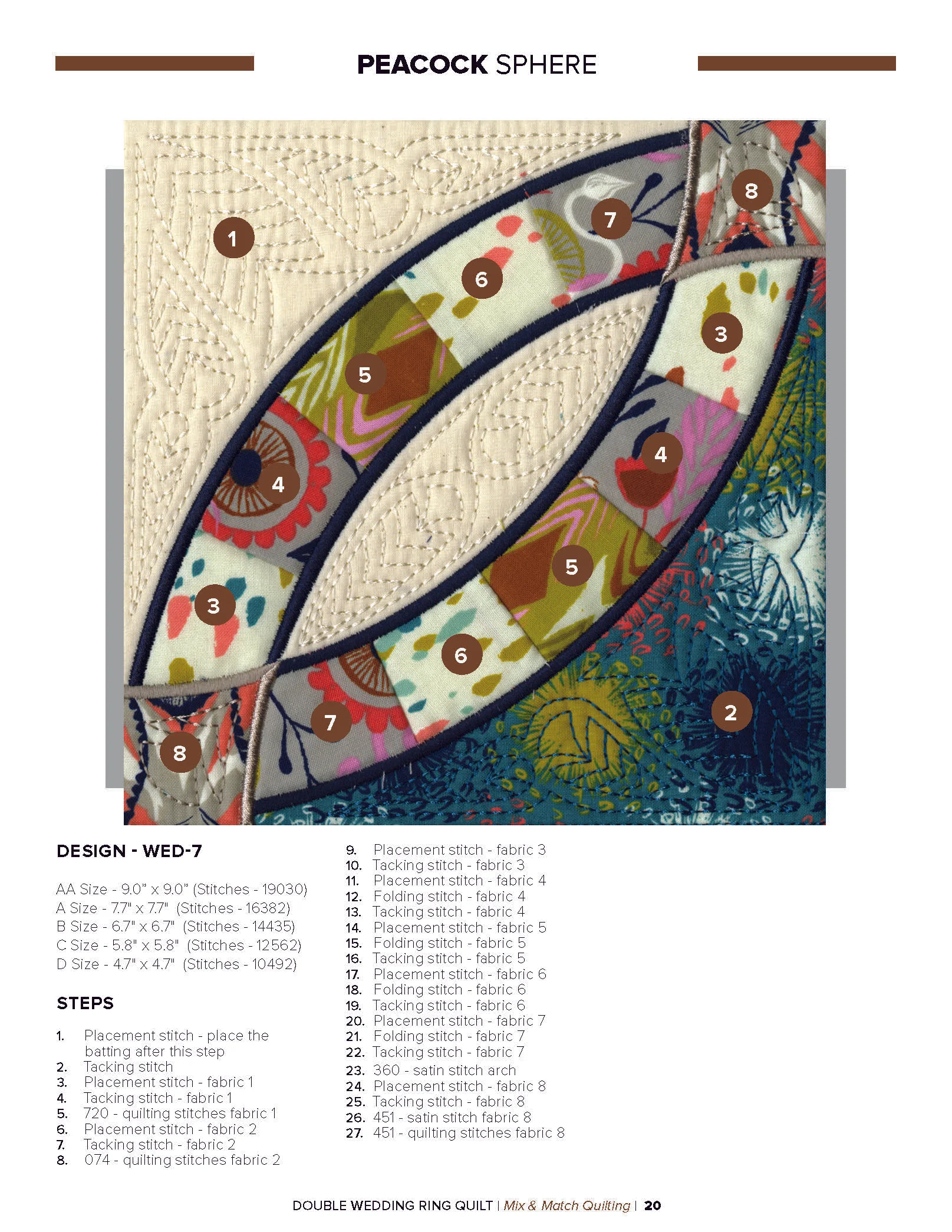 Anita Goodesign Double Wedding Ring Quilt Pattern Collection 314AGHD