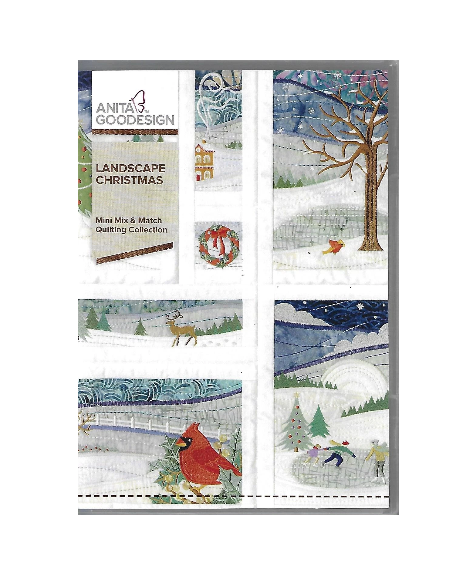 Anita Goodesign Landscape Christmas Quilt Pattern Collection 181MAGHD