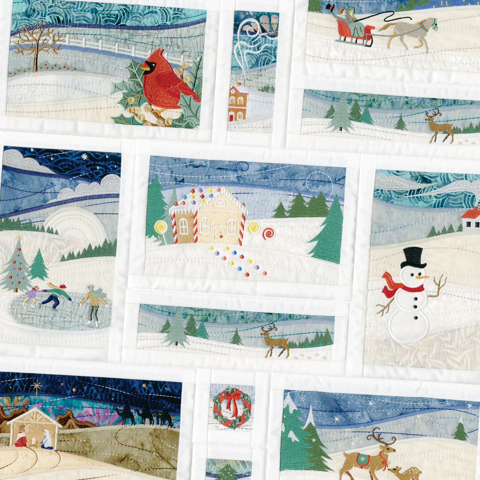 Anita Goodesign Landscape Christmas Quilt Pattern Collection 181MAGHD