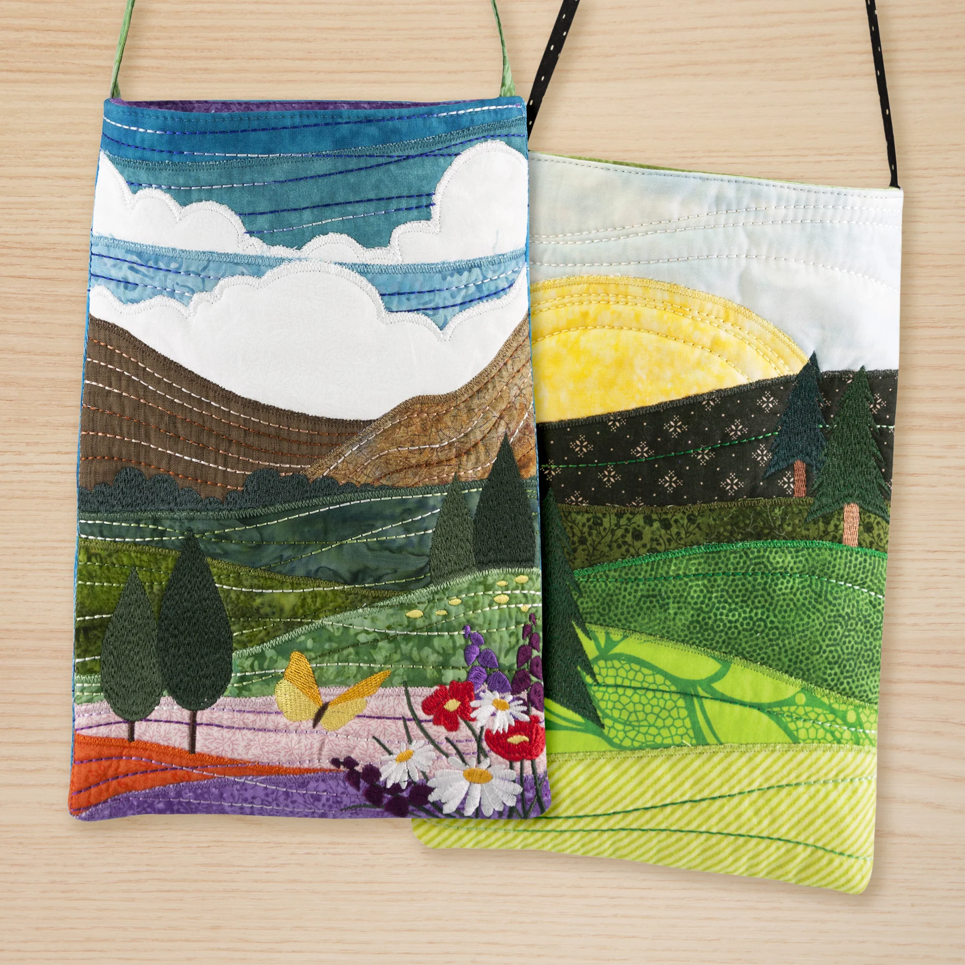 Anita Goodesign Landscape Quilted Bags Project Pattern Collection PROJ51