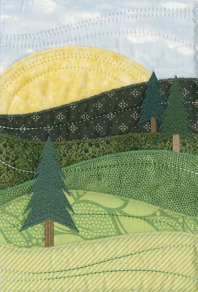 Anita Goodesign Landscape Quilted Bags Project Pattern Collection PROJ51