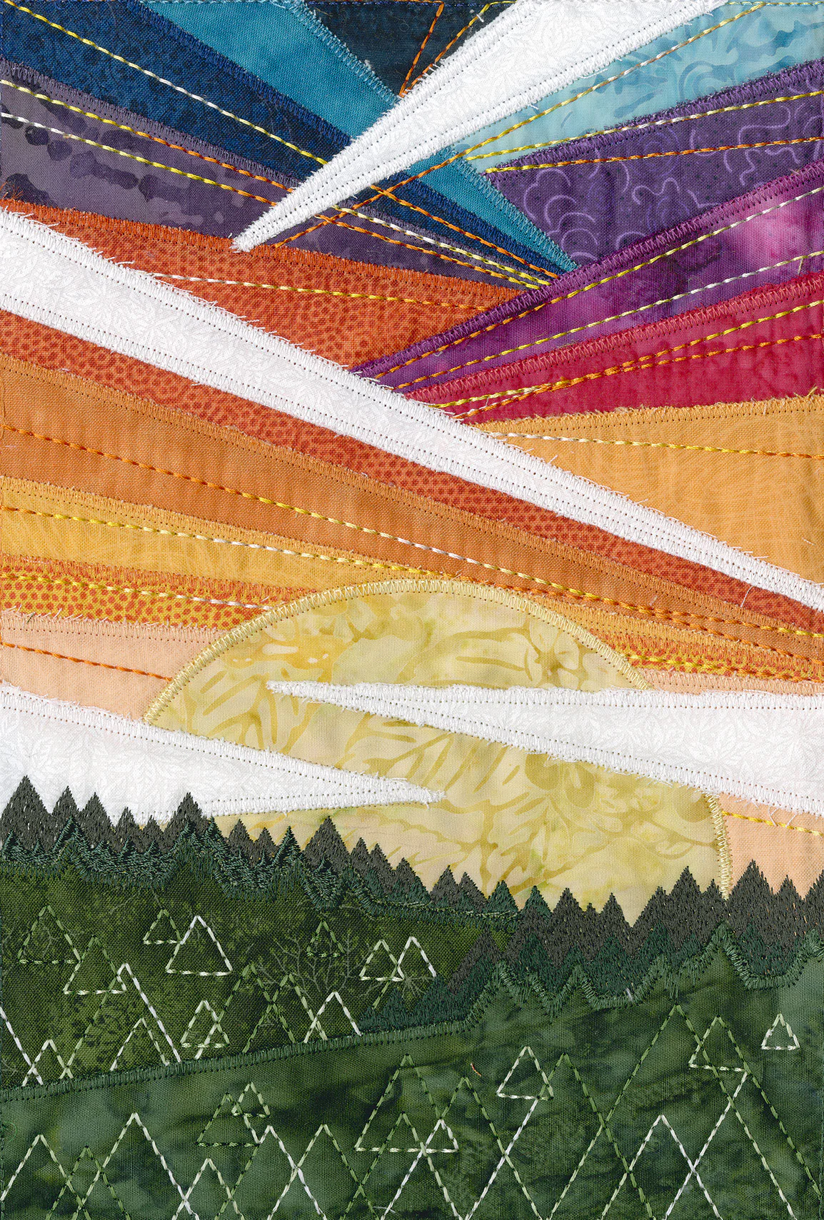 Anita Goodesign Landscape Quilted Bags Project Pattern Collection PROJ51