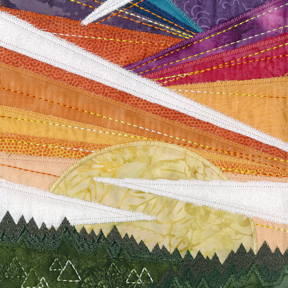 Anita Goodesign Landscape Quilted Bags Project Pattern Collection PROJ51