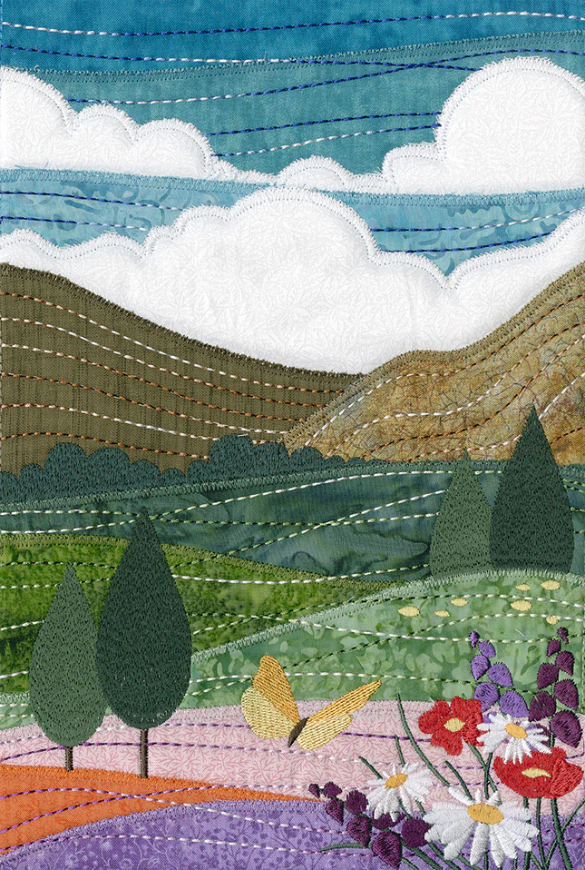 Anita Goodesign Landscape Quilted Bags Project Pattern Collection PROJ51