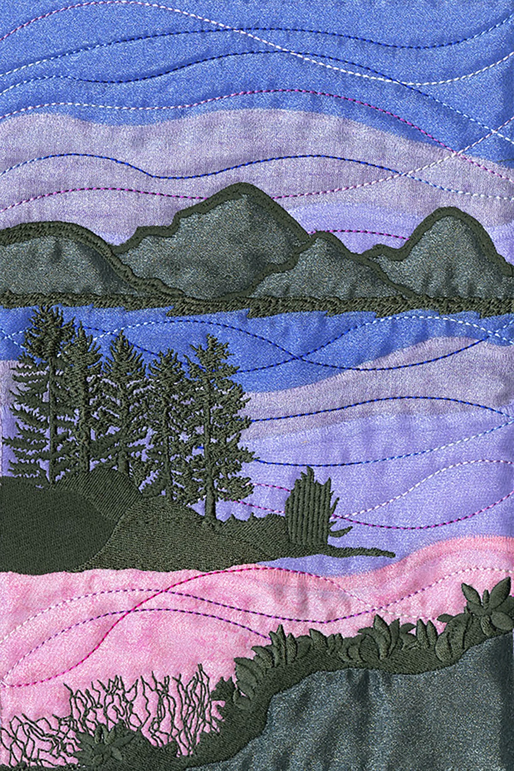 Anita Goodesign Landscape Silhouettes Quilt Pattern Collection 315AGHD