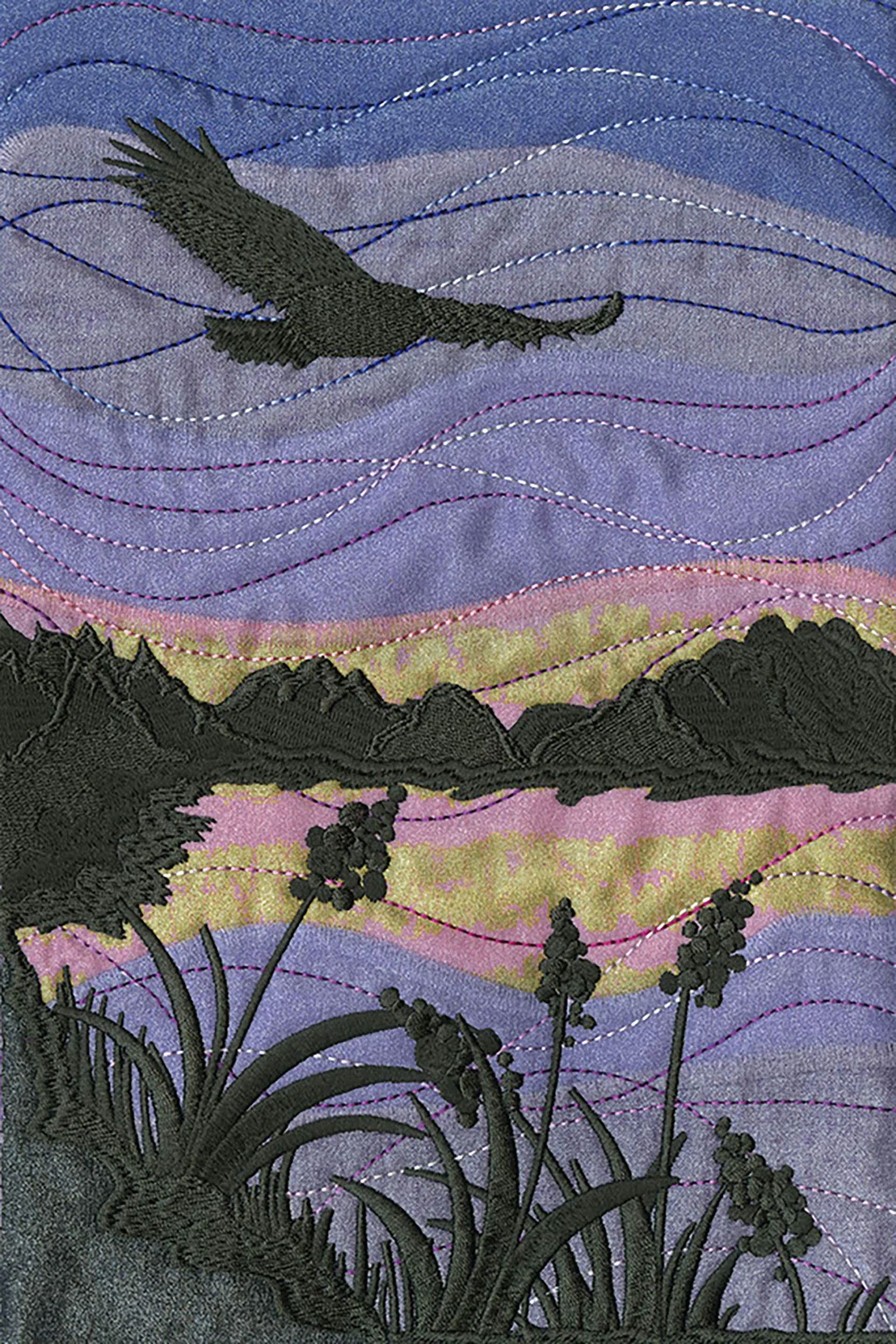 Anita Goodesign Landscape Silhouettes Quilt Pattern Collection 315AGHD