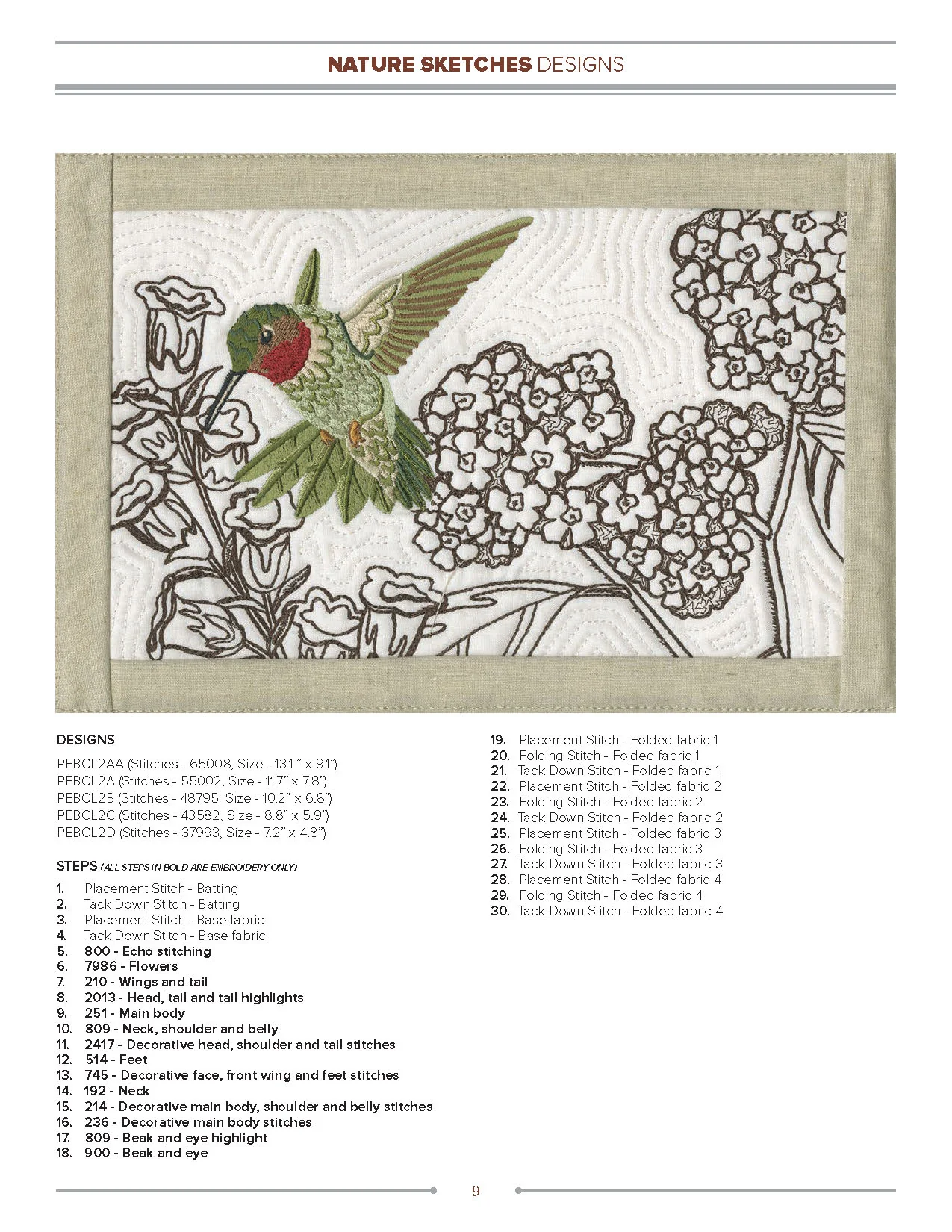 Anita Goodesign Nature Sketches Embroidery Design Collection 272AGHD