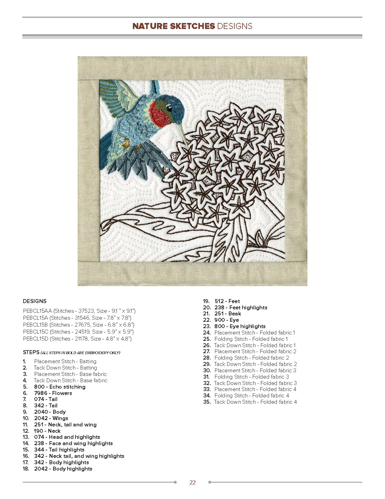Anita Goodesign Nature Sketches Embroidery Design Collection 272AGHD
