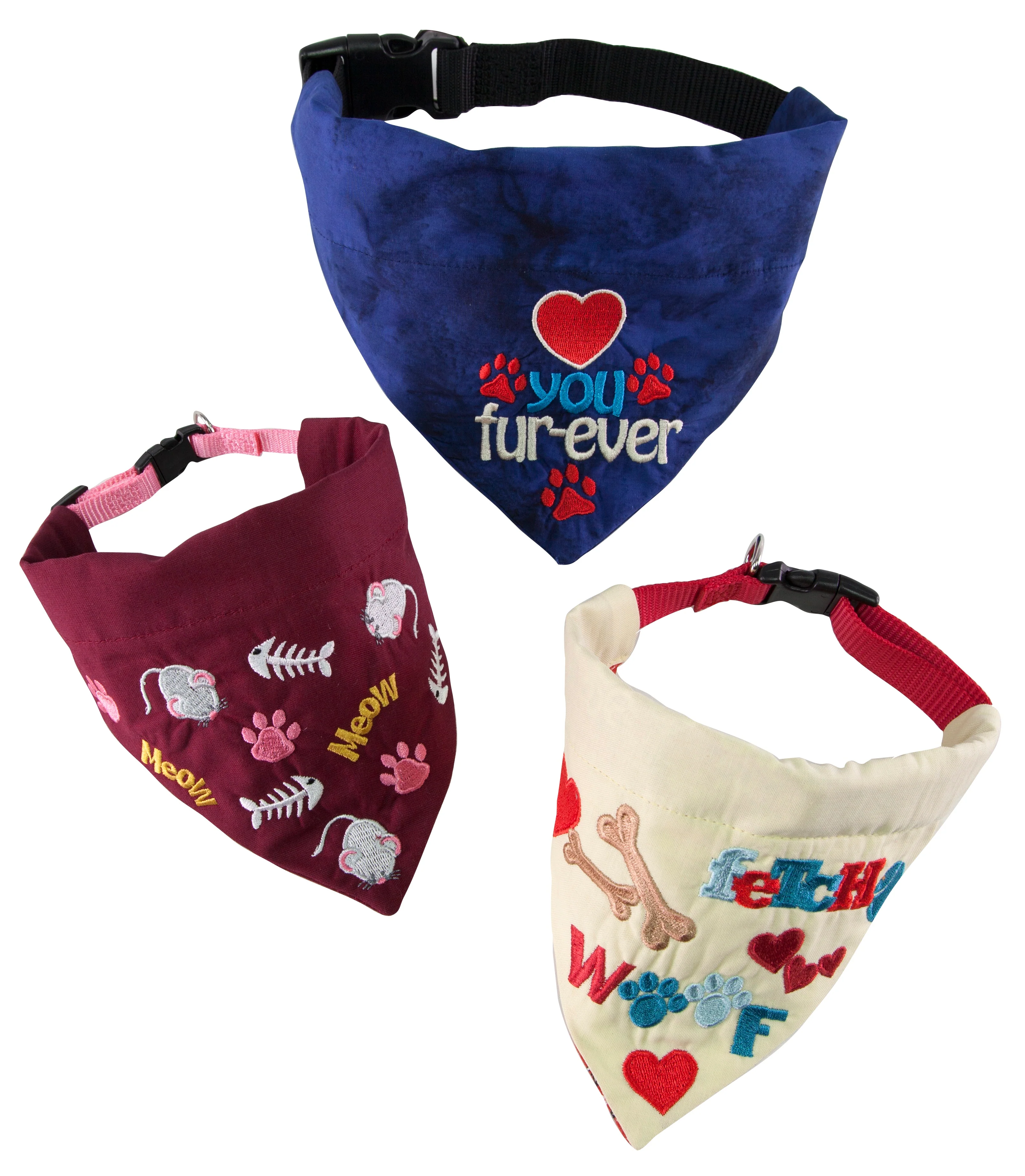 Anita Goodesign Pet Bandanas Embroidery Design Collection PROJ75