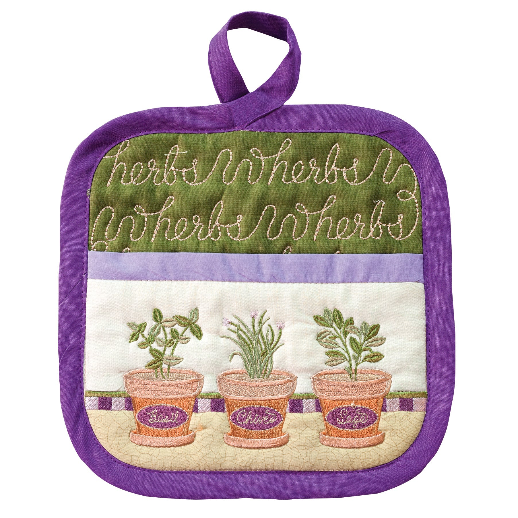 Anita Goodesign Pot Holders Embroidery Design Collection PROJ80