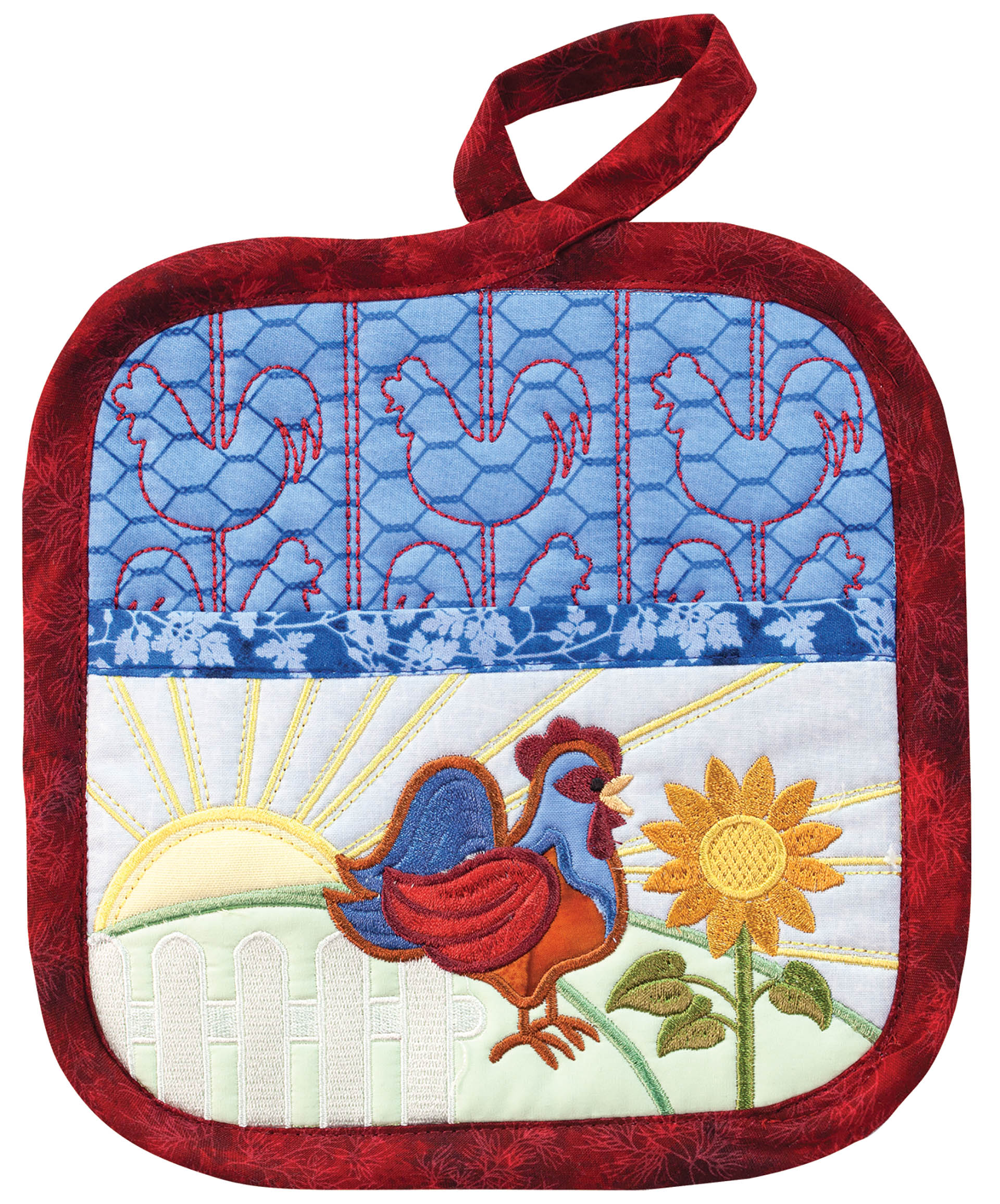 Anita Goodesign Pot Holders Embroidery Design Collection PROJ80
