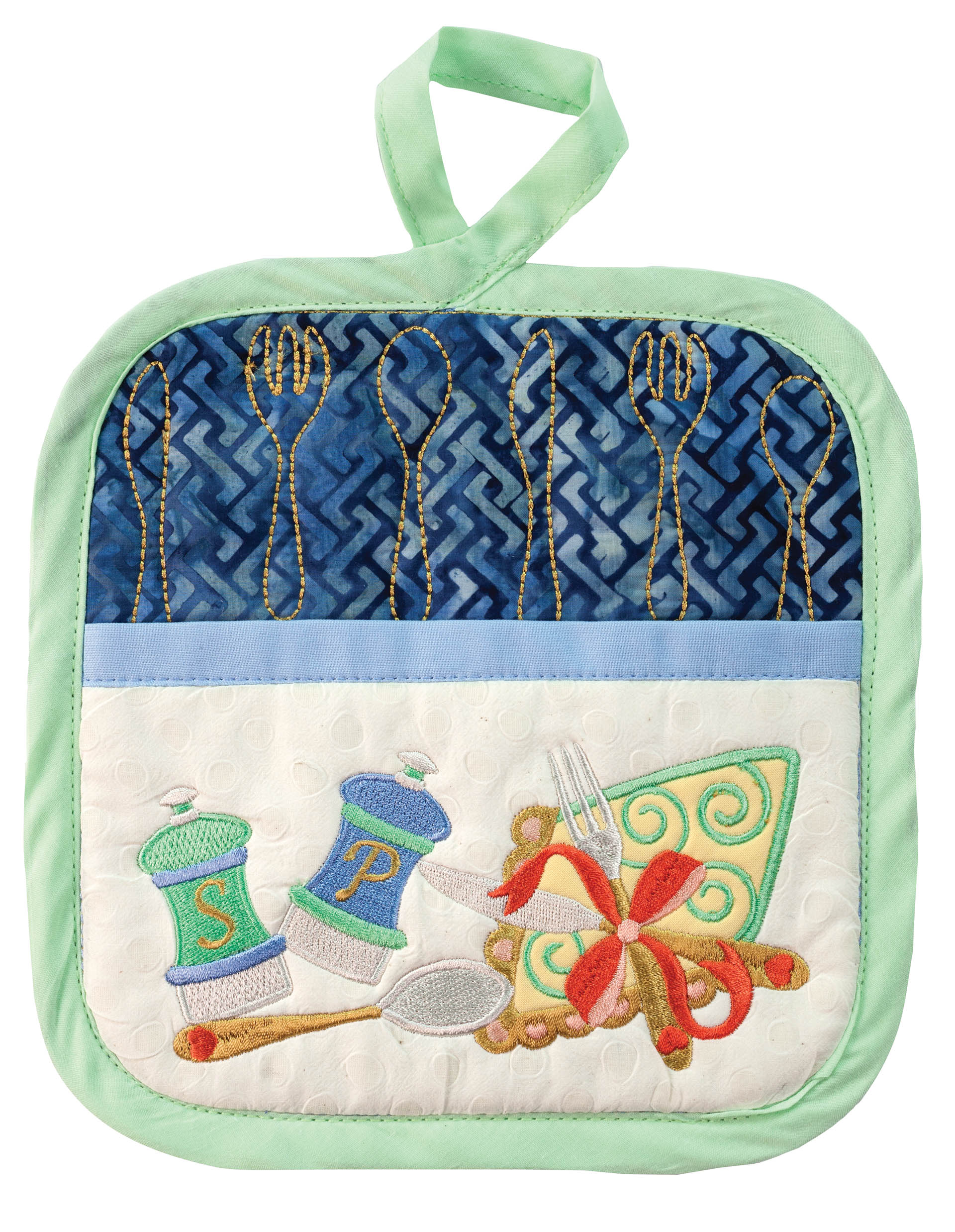 Anita Goodesign Pot Holders Embroidery Design Collection PROJ80