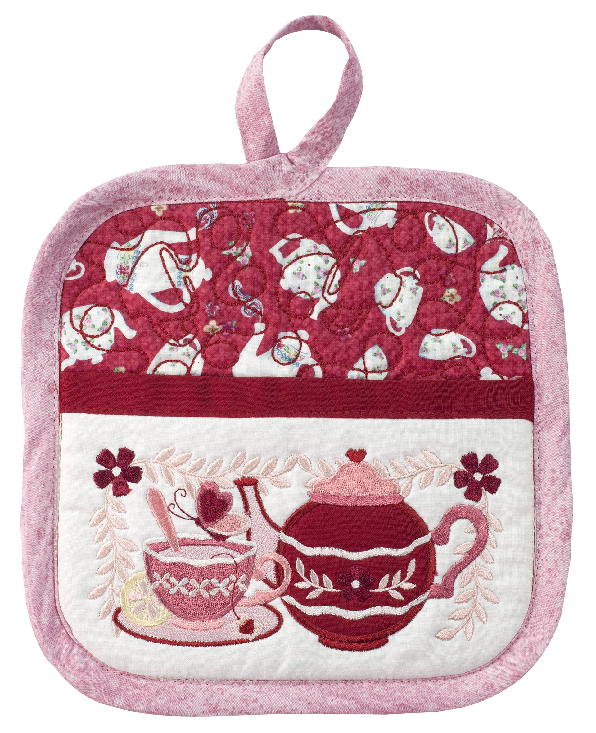 Anita Goodesign Pot Holders Embroidery Design Collection PROJ80