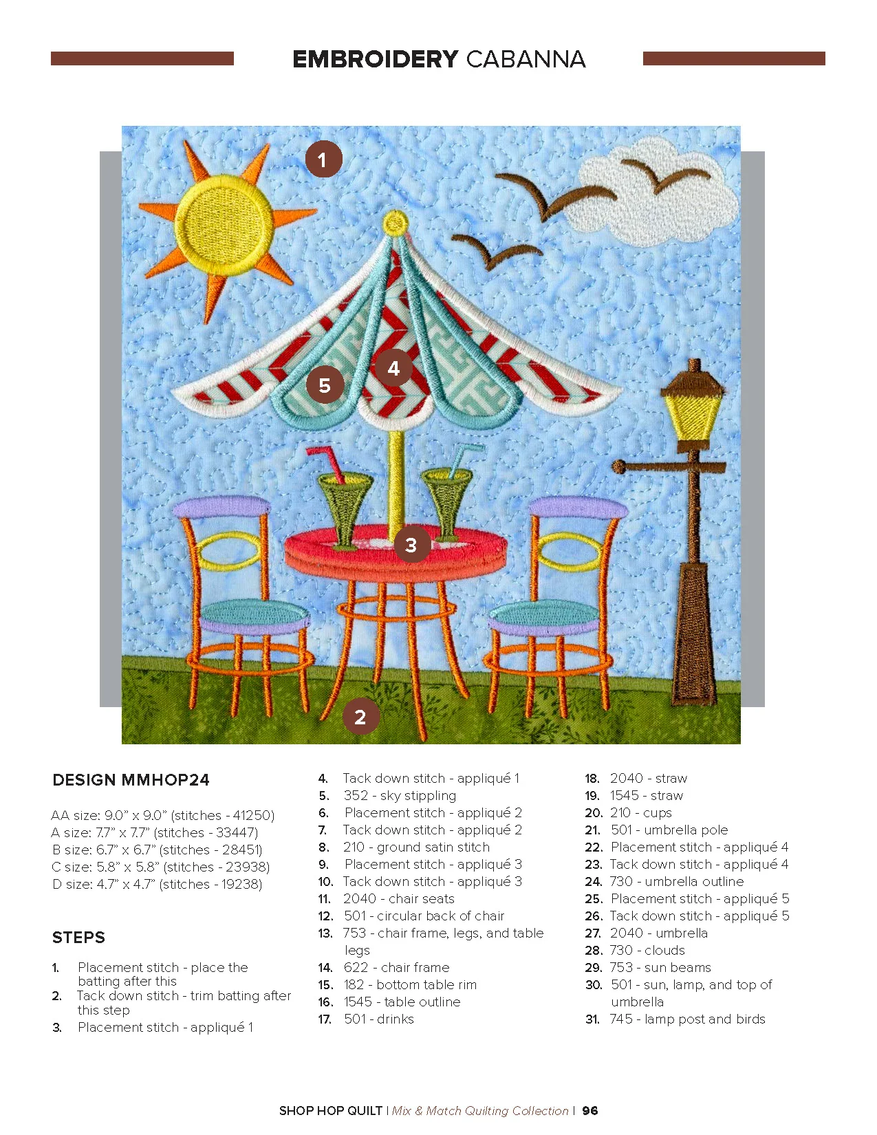 Anita Goodesign Shop Hop Quilt Pattern Collection 300AGHD
