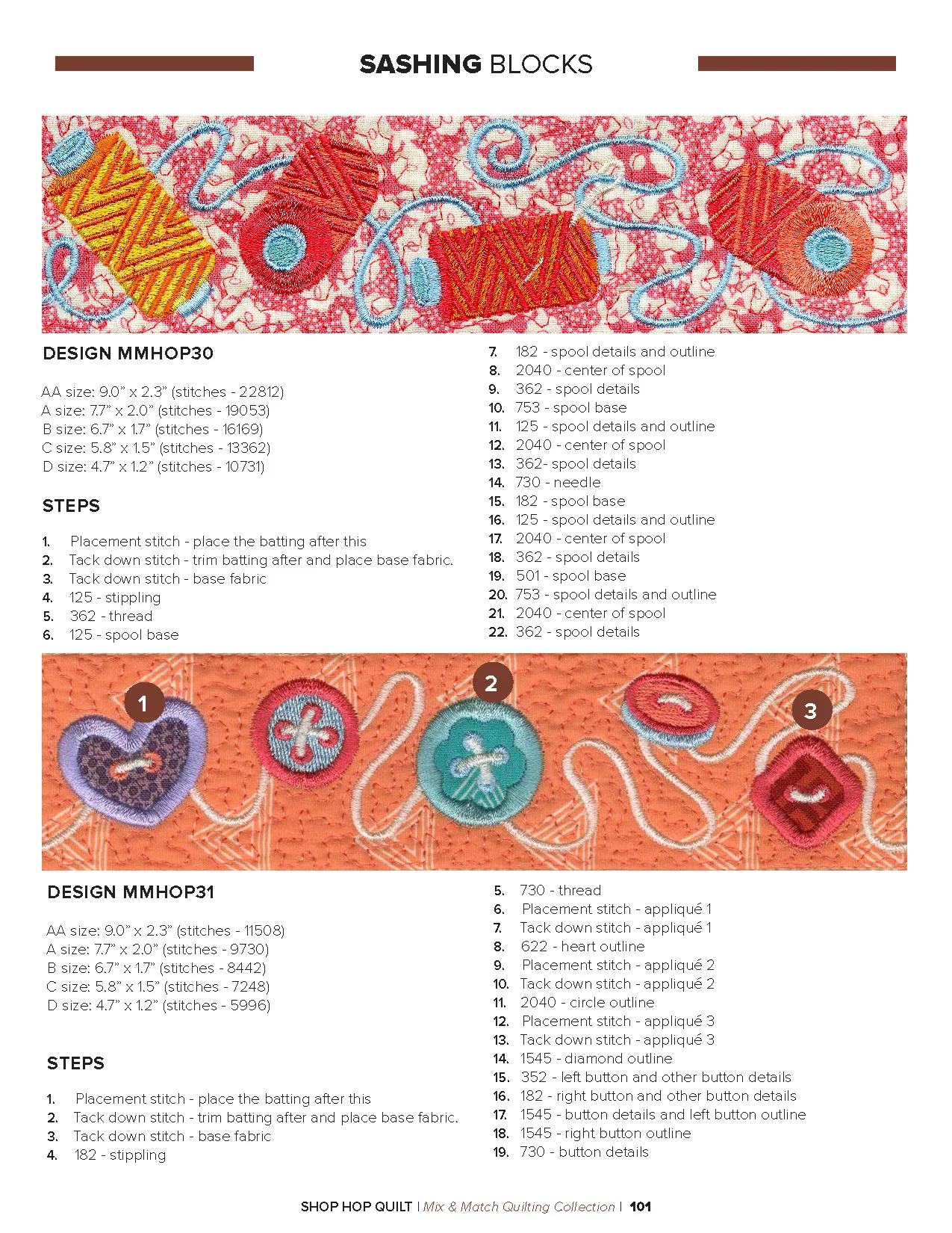 Anita Goodesign Shop Hop Quilt Pattern Collection 300AGHD