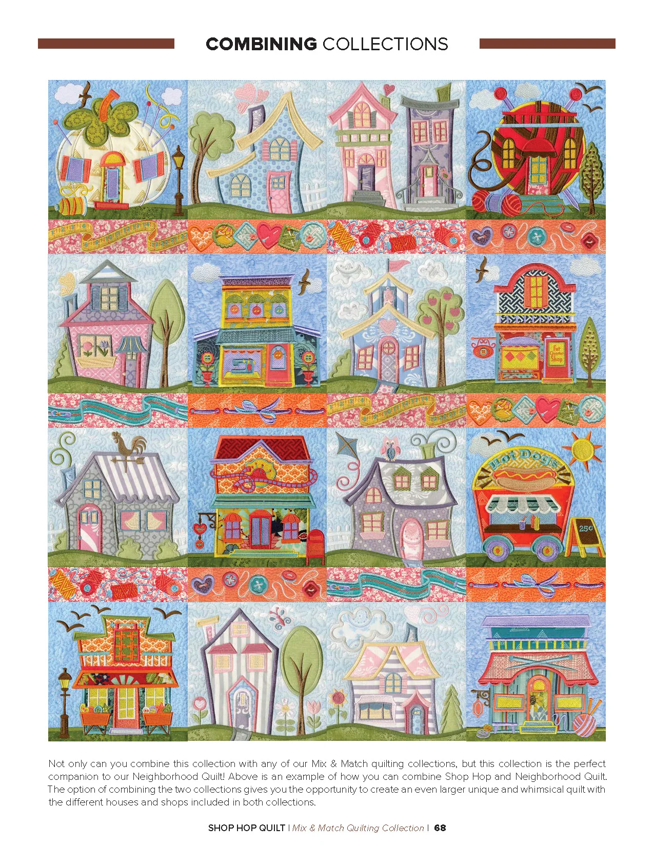 Anita Goodesign Shop Hop Quilt Pattern Collection 300AGHD