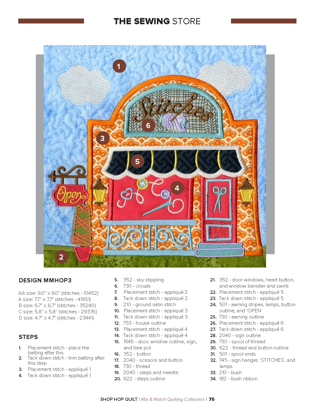 Anita Goodesign Shop Hop Quilt Pattern Collection 300AGHD
