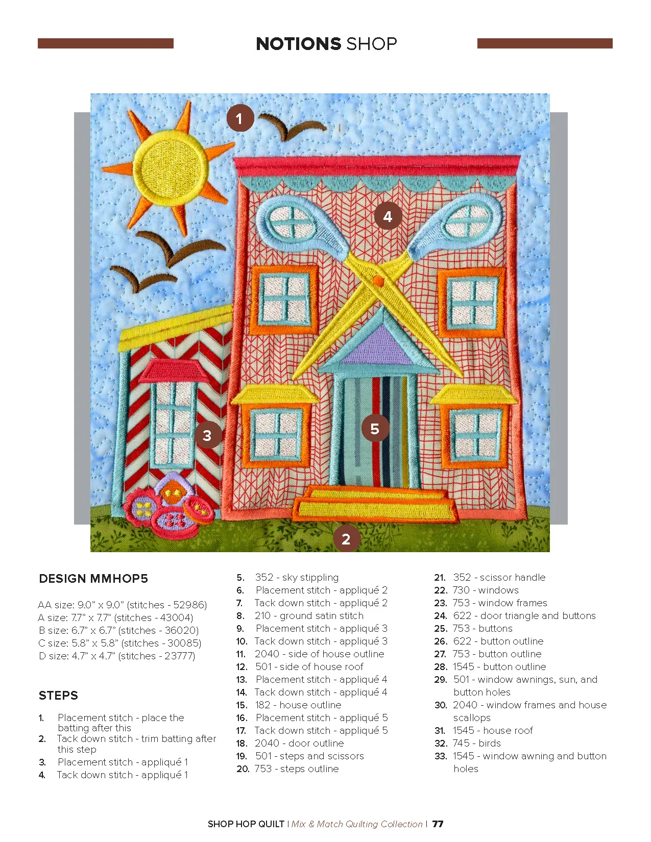 Anita Goodesign Shop Hop Quilt Pattern Collection 300AGHD
