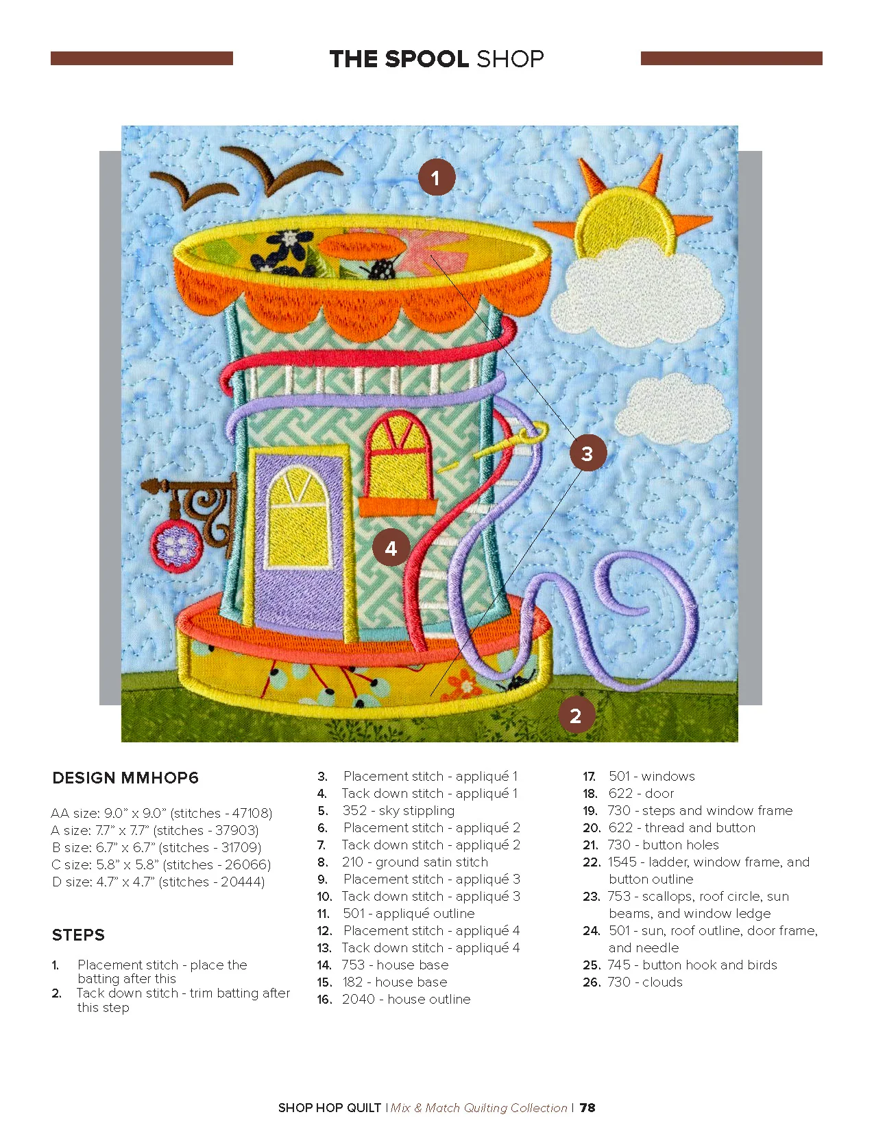Anita Goodesign Shop Hop Quilt Pattern Collection 300AGHD