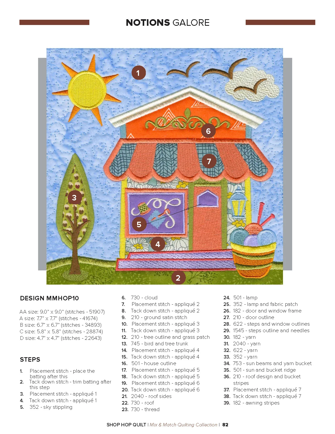 Anita Goodesign Shop Hop Quilt Pattern Collection 300AGHD