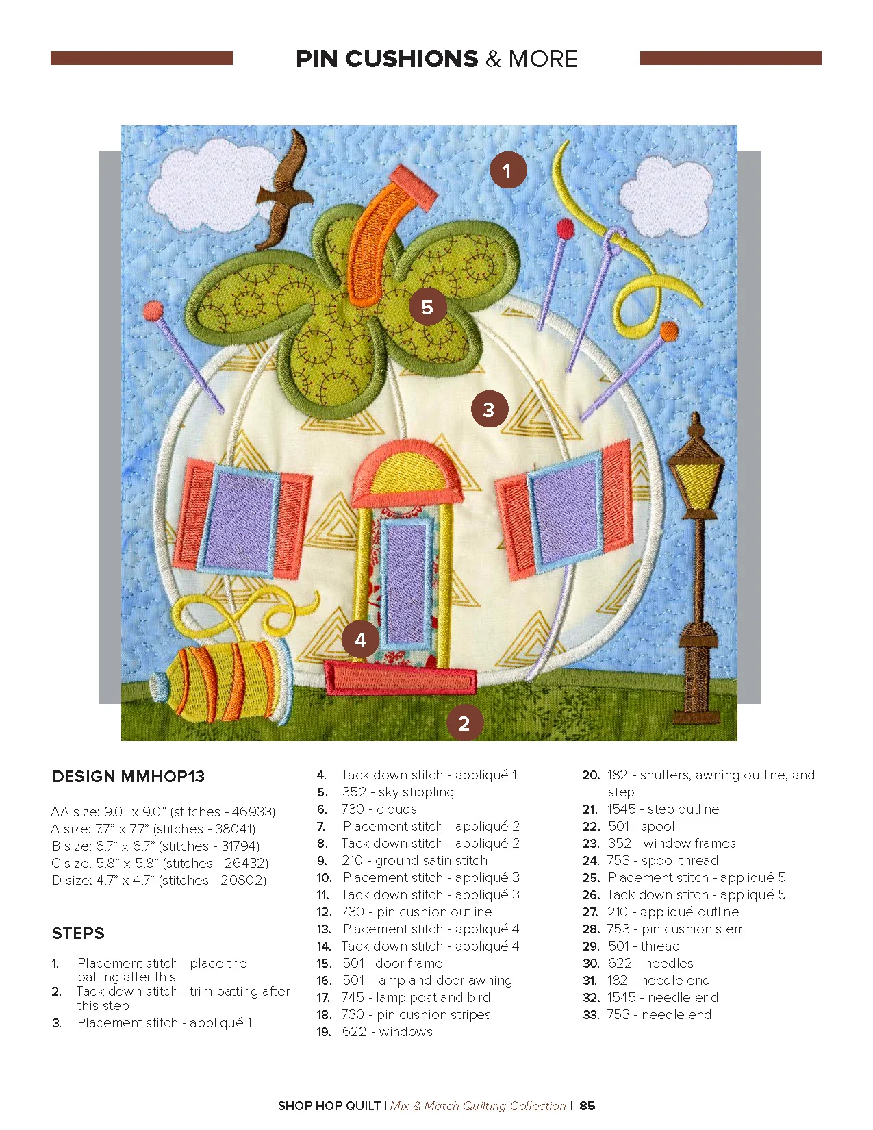 Anita Goodesign Shop Hop Quilt Pattern Collection 300AGHD
