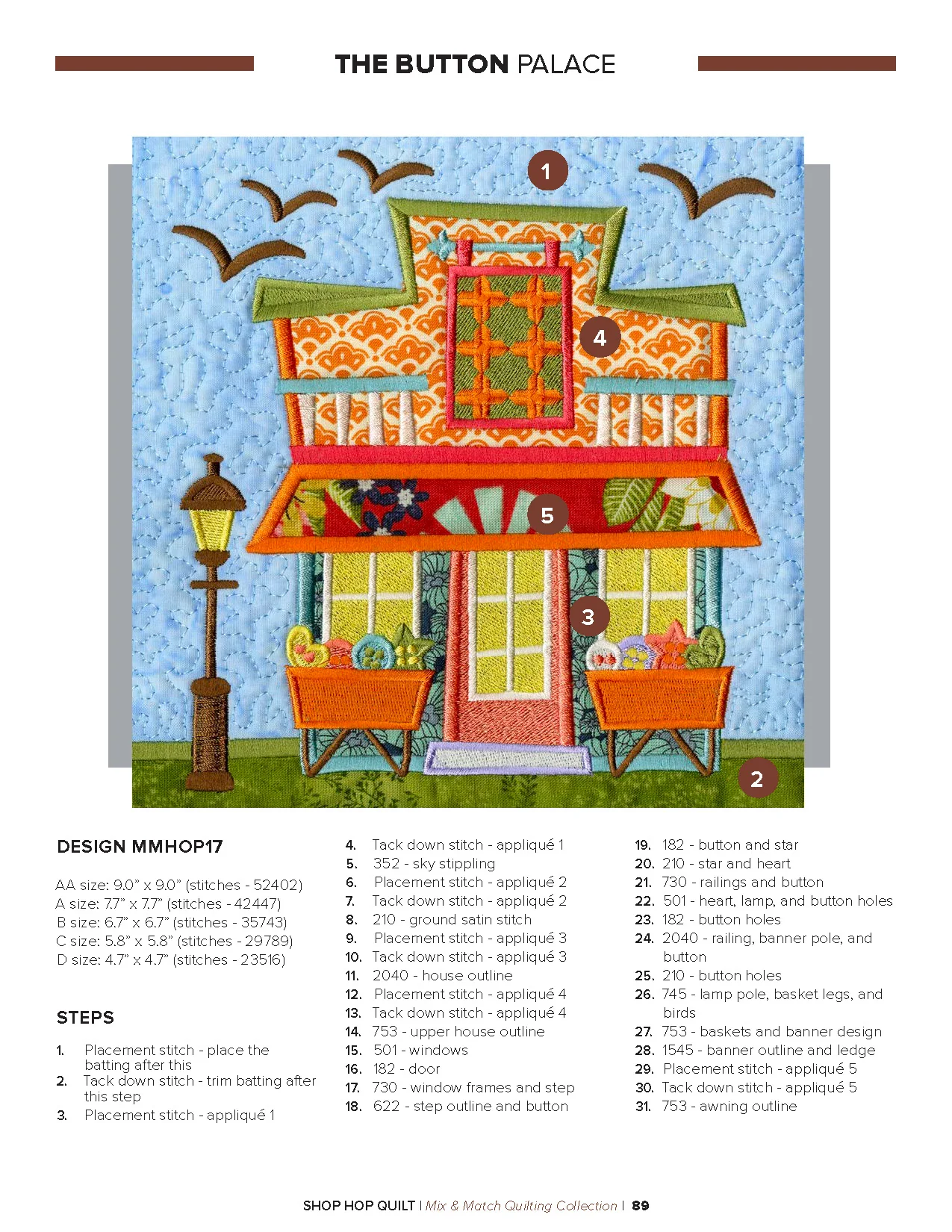Anita Goodesign Shop Hop Quilt Pattern Collection 300AGHD