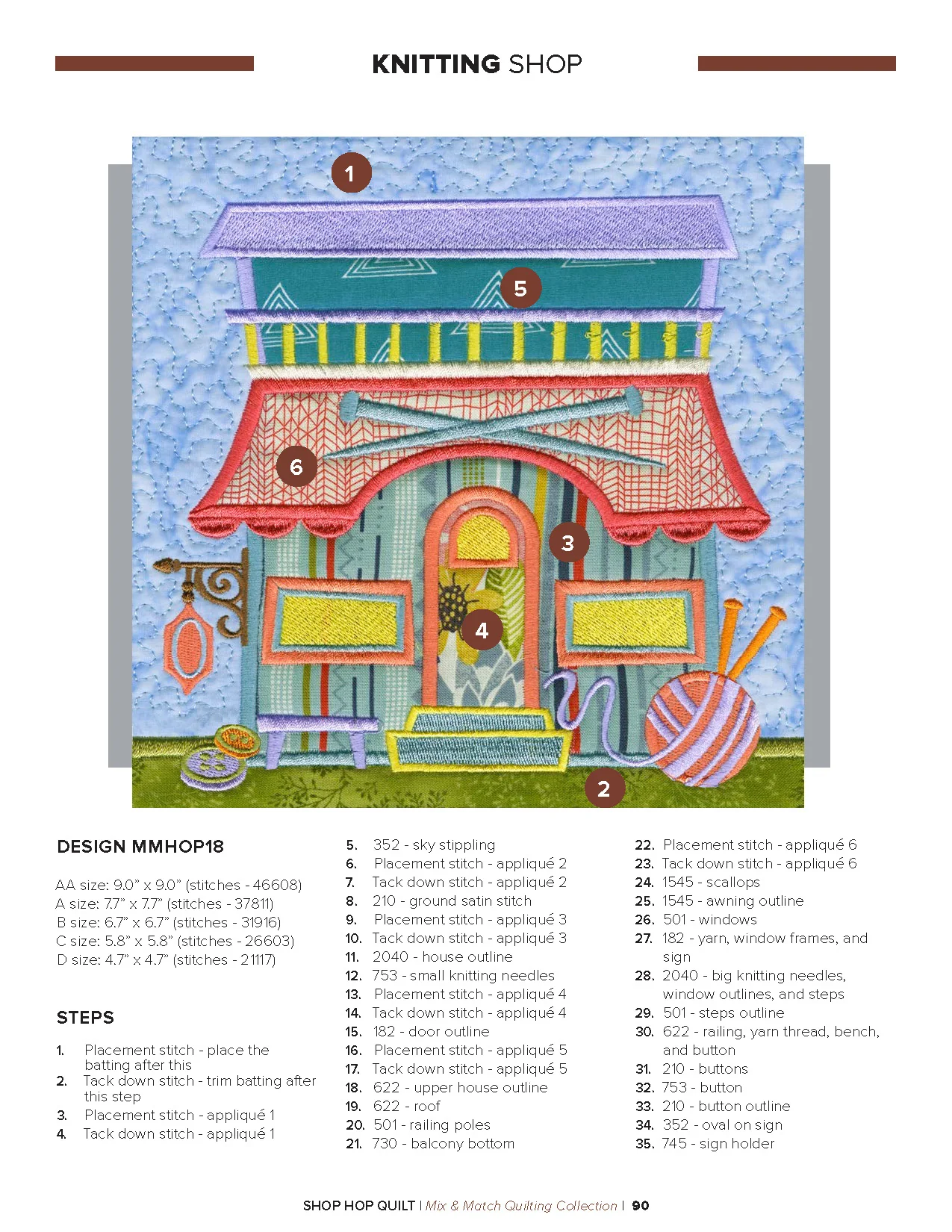 Anita Goodesign Shop Hop Quilt Pattern Collection 300AGHD