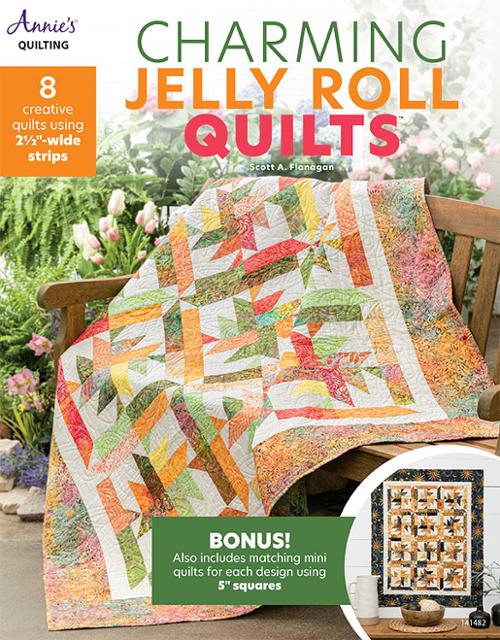 Annie's Attic Charming Jelly Roll Quilts Quilting Book AS-141482