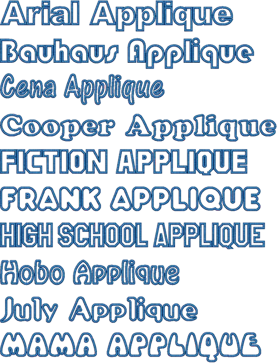 SWF StitchMaker Applique Fonts Upgrade Embroidery Software