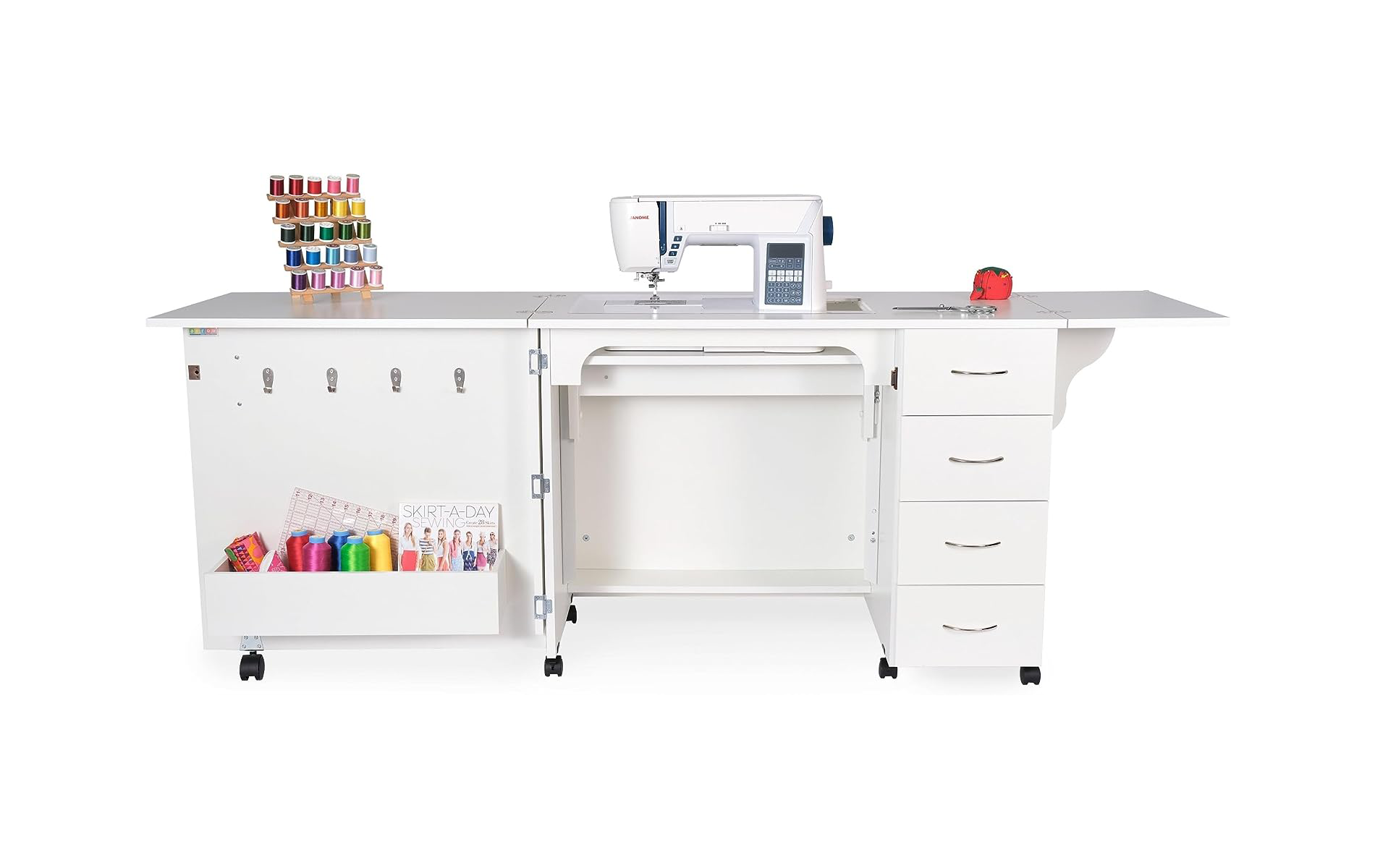 Arrow Sewing Harriet Full-size Sewing Cabinet White