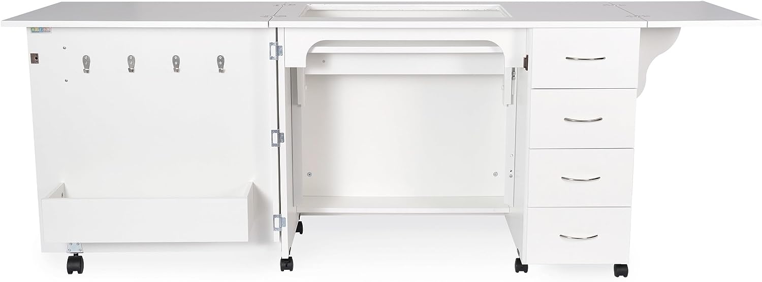 Arrow Sewing Harriet Full-size Sewing Cabinet White