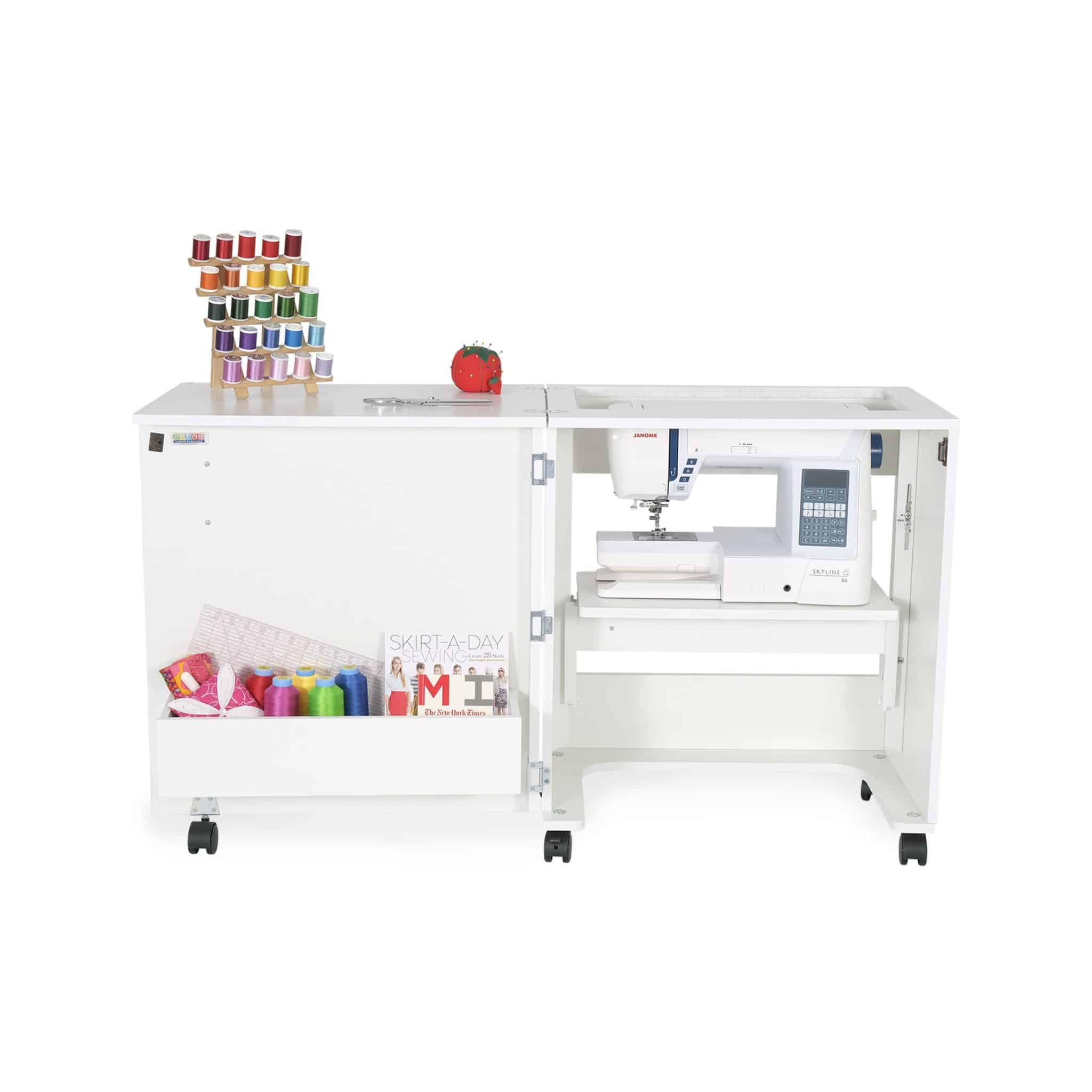 Arrow Sewing Judy Sewing Cabinet White 101
